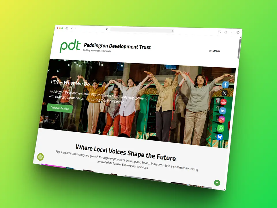 Paddington Development Trust screenshot