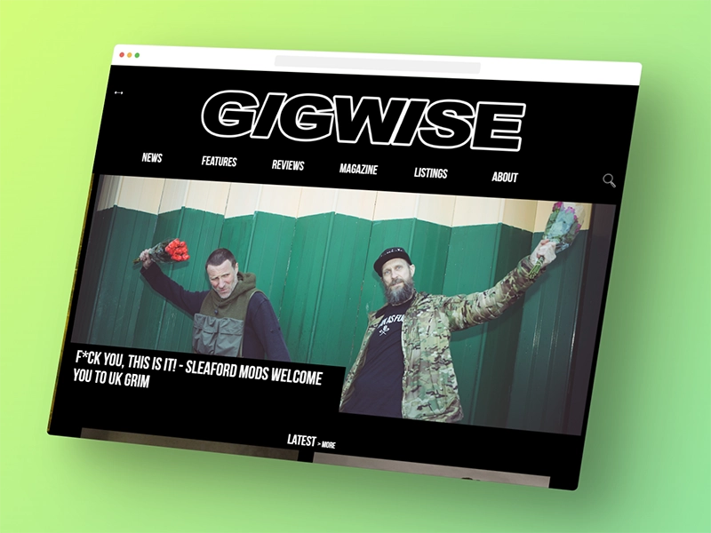 Gigwise screenshot